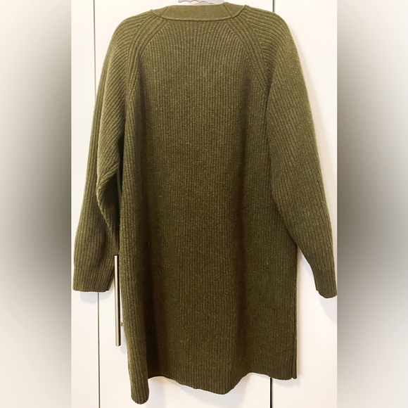 Madewell Olive Green Sweater Dress - Picture 6 of 7